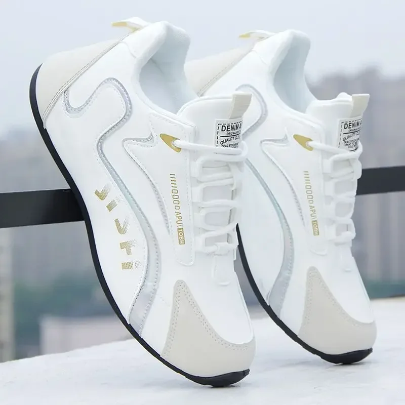 Sneakers Women Summer Platform Leather Waterproof Casual Sports Shoes Women Lightweight Breathable Flats Non-slip Woman Shoes