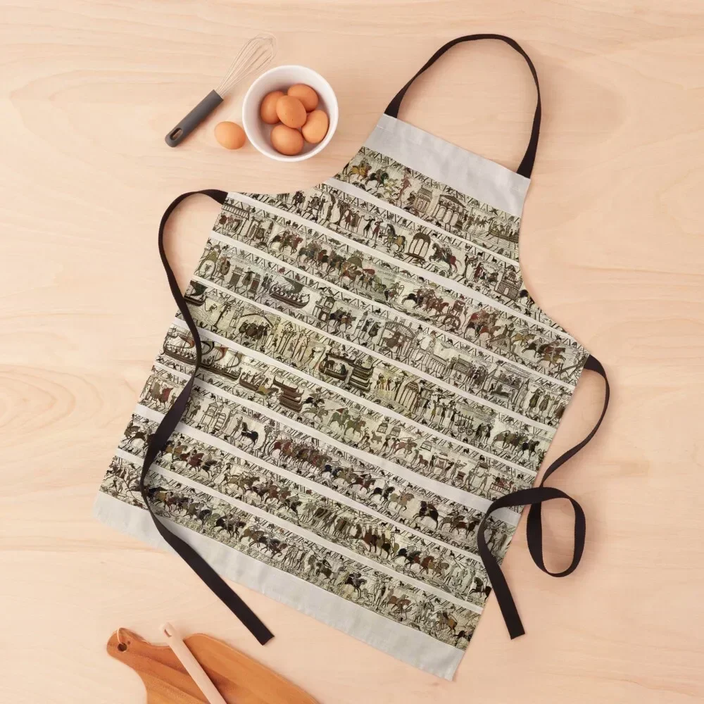 

The COMPLETE Bayeux Tapestry Apron restaurant accessories Kitchen For Women Chef Accessories Art Apron