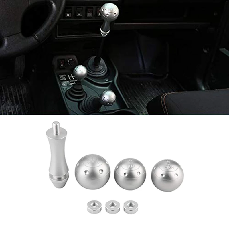 3Pcs Aluminum Alloy Gear Shift Head Trim for LADA NIVA Car Accessories