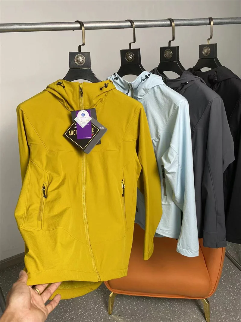

GMLT Series Men's Casual Outdoor Soft ell Jaet Windproof Waterproof Breathable Spring Autumn Faion Urban Sle Coat