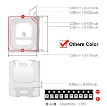 2835 SMD LED Light Beads 100pcs #3