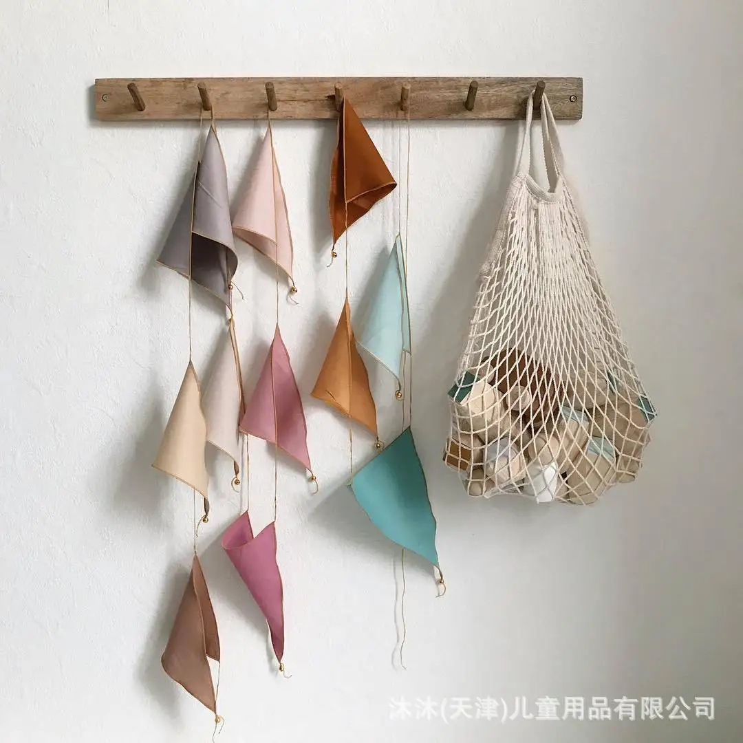 Classic Bunting Princess Room Tent Pendant Party Decoration Background Latte Bells Flag view 5