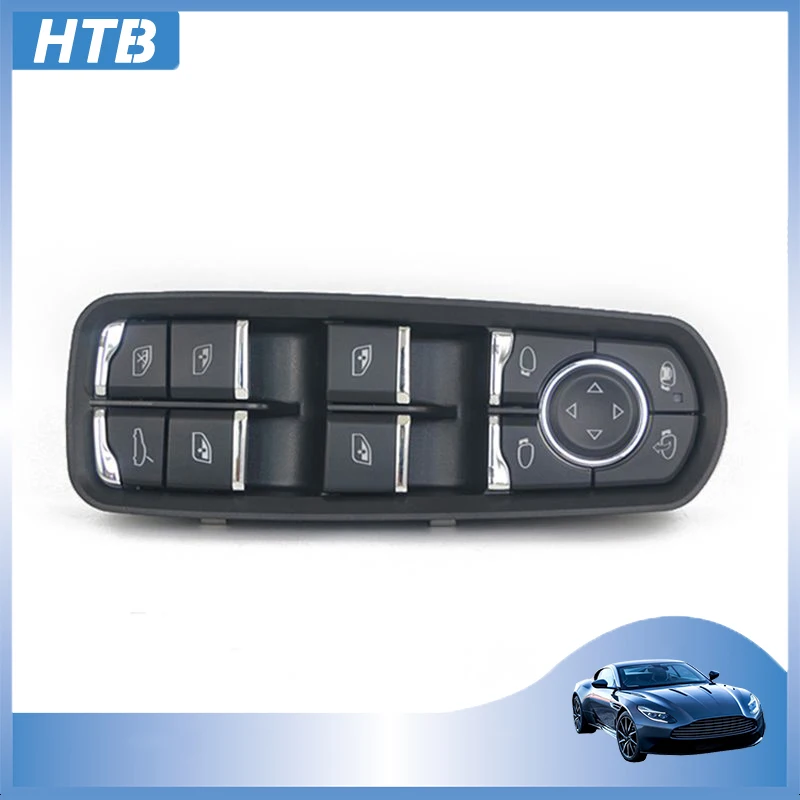 Baru Untuk Porsche Panamera Cayenne Macan 2011-2015 Tombol Kontrol Saklar Power Window Mobil 7PP959858AEDML 15Pin 7PP959858AE