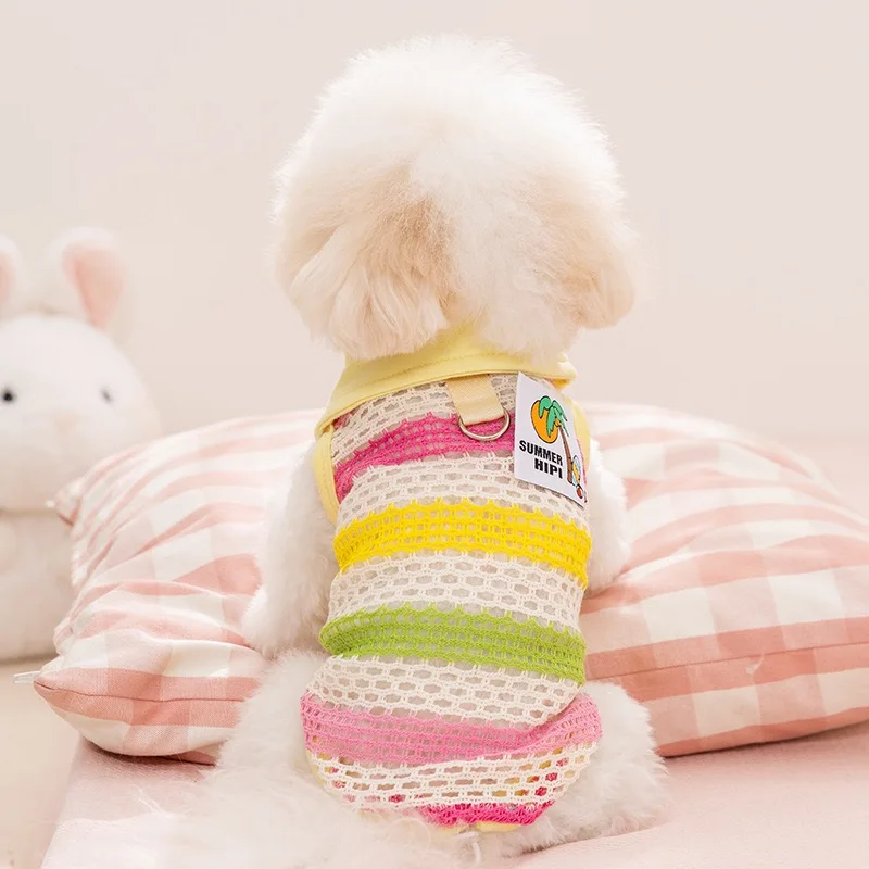 Sudadera transpirable veraniega para perros Yorkshire y gatos - imagen 2