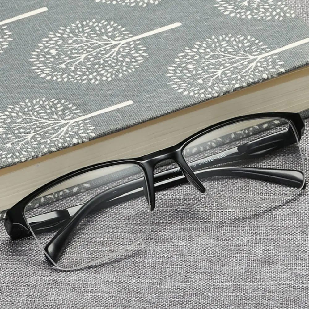 Ultralight Square Half Frame Reading Glasses Women Men Retro Clear Presbyopic Glasses Fashion Magnifying Eyewear Gafas Lectura