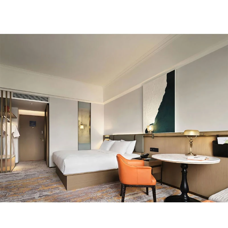 

#Five-Star Business Hotel Furniture Holiday Inn Standard Room King-Size Bed Service-Oriented Apartment Residential Furniture Set