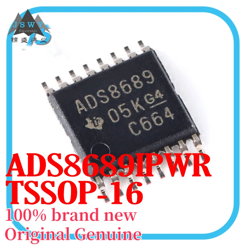

(3/30pcs) ADS8689IPWR ADS8689 TSSOP-16 24-bit analog-to-digital converter chip. Original stock. Free shipping