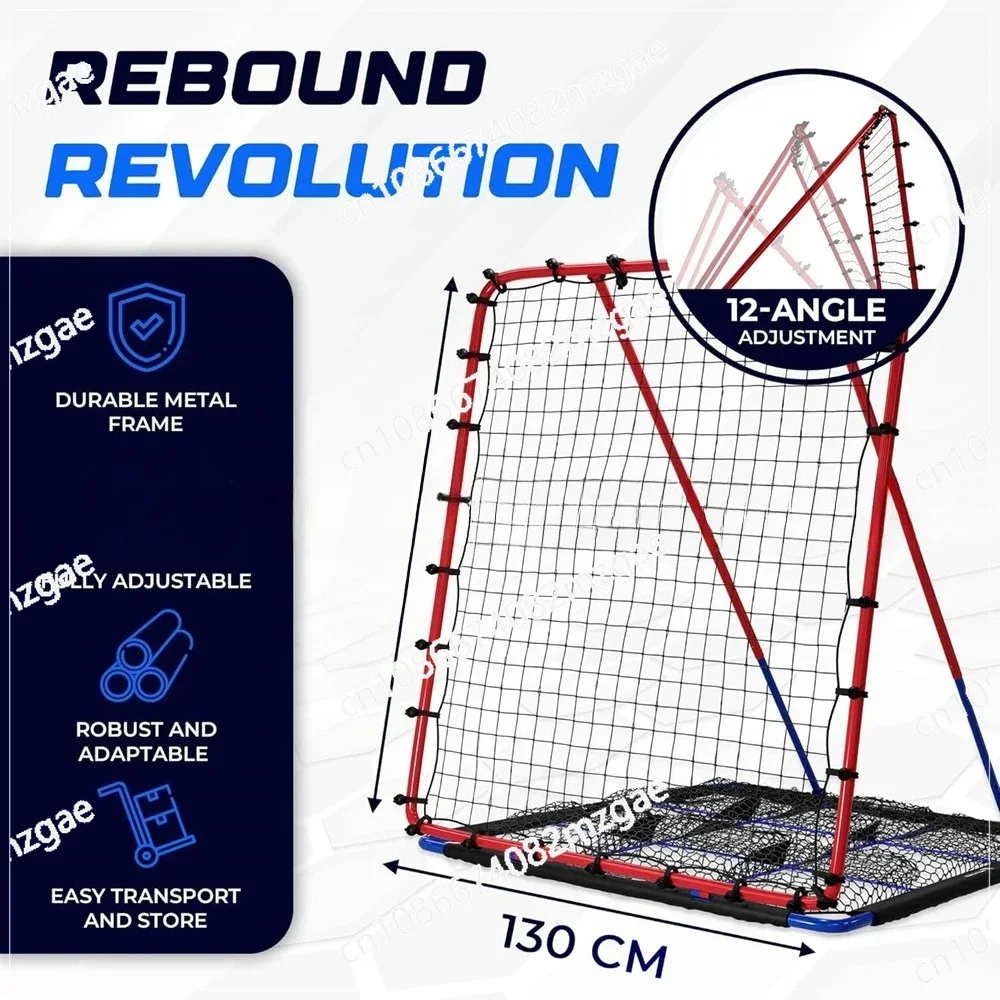 Adjustable Angle Rebound Training Net 150x130cm, Dual-Sided Design for Baseball, Softball, Volleyball & Soccer Practic
