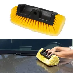 Car Wash Brush Head for Detailing Washing Vehicles, Boats, RVs, ATVs, or Off-Road Autos, Super Soft Bristles for Scratch Resista