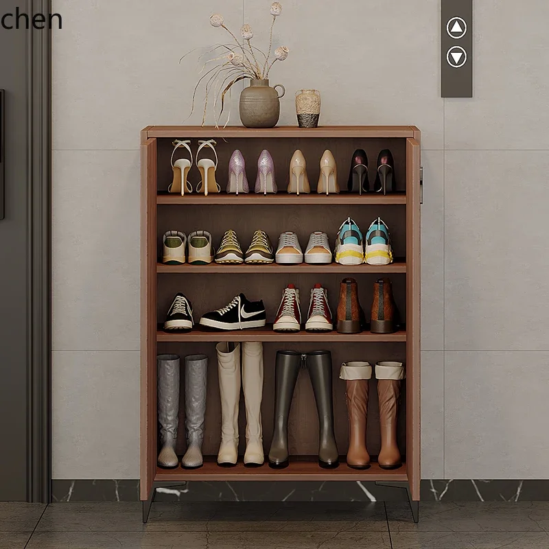 light luxury household door elevator entrance password lock shoe cabinet home storage locker large capacity