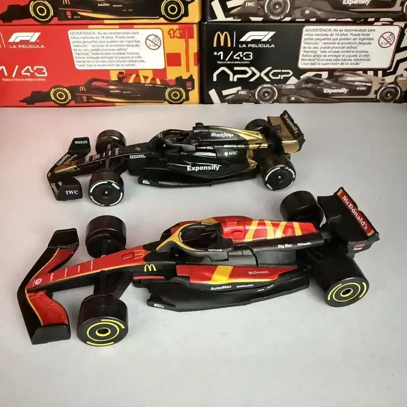 New Hot F1 The Movie 1:43 Formula Racing Car Model Team Apx Livery Latin America Limited Diecast Alloy Vehicle Collectible Hobby