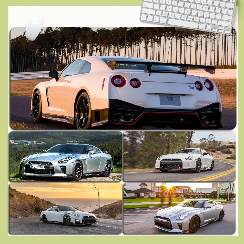 Sports Car GTR Custom Skin Unique Desktop Pad Game Mousepad Size for Game Keyboard Pad for Gamer