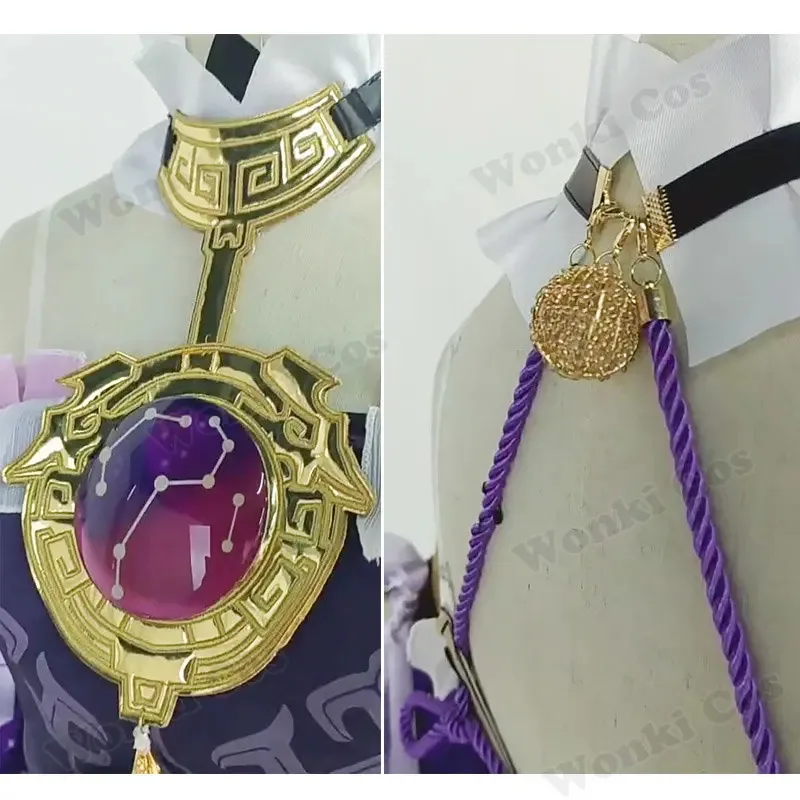 

2025 12 Star Rail Fuxuan Cosplay Costume Dress Wig Full Set Fu Xuan Costumes Women Party Carnival Outfits