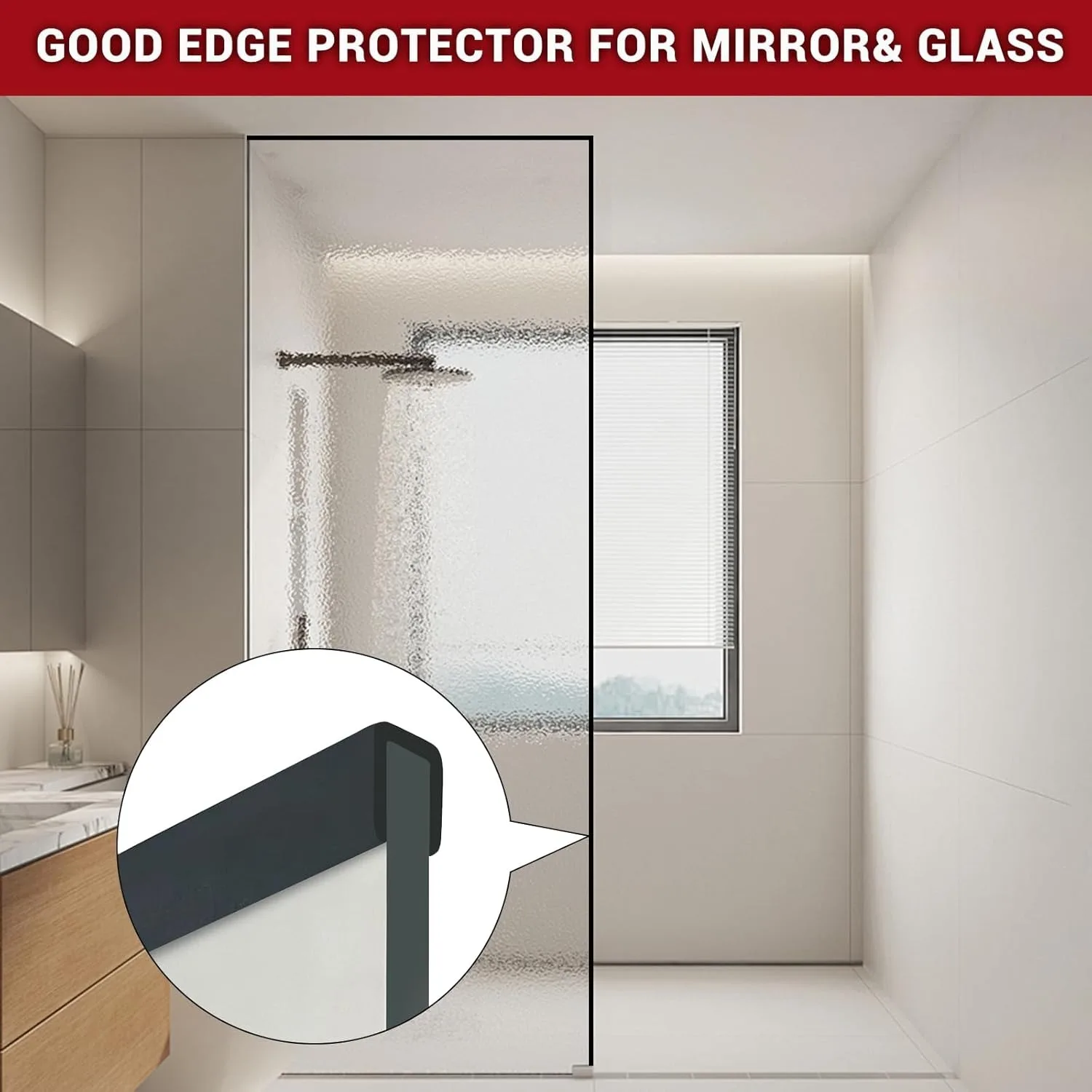 1PC 1m/3meters/5m Self Adhesive Flexible U Channel Edge Protecter for Sheet Metal, Car Doors, U Shaped Sharp Edge Guards