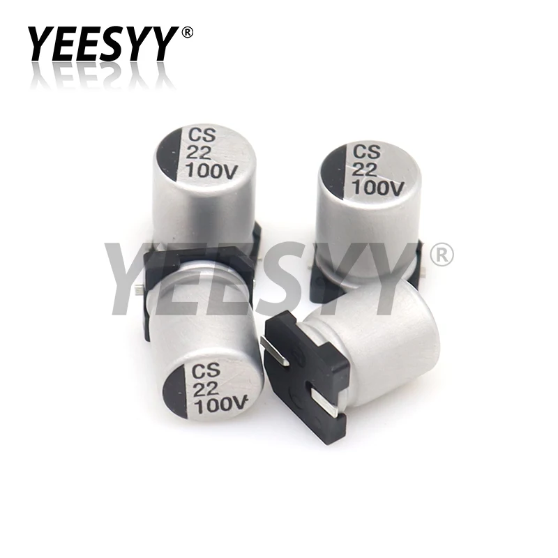 10PCS SMD Aluminiowy kondensator elektrolityczny 6.3V 10V 16V 25V 35V 50V 1UF 2.2UF 4.7UF 10UF 22UF 47UF 100UF 220UF 330UF 470UF 1000UF