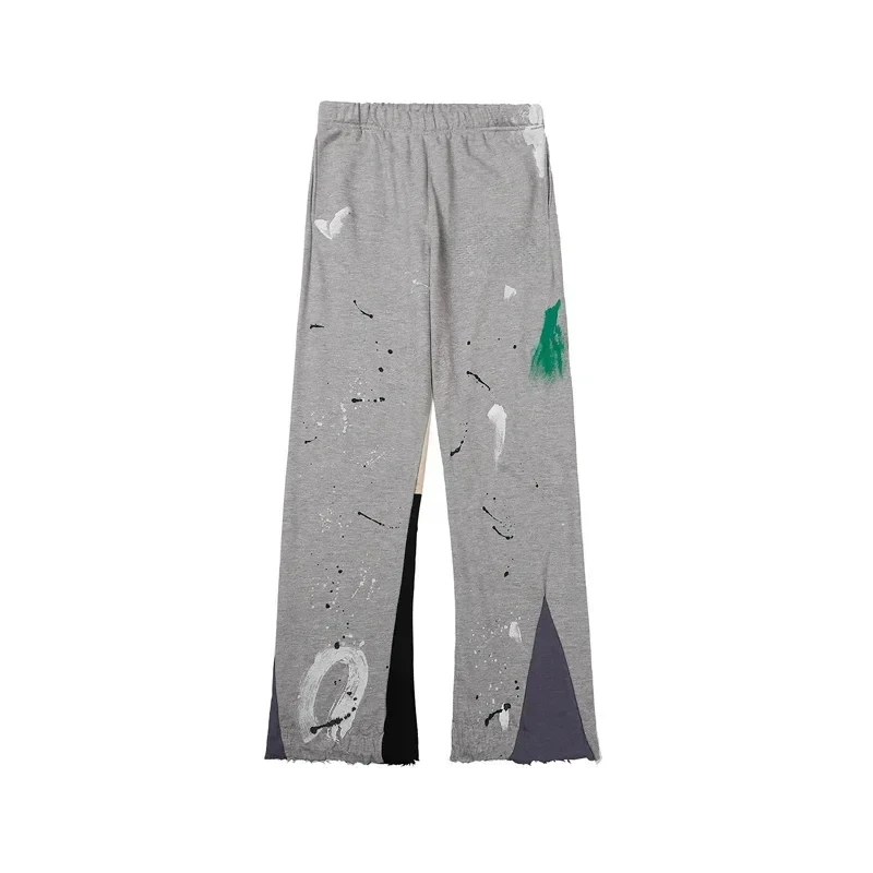 2025 new Men's sweatpants from a fashion brand are classic style splashed with graffiti letter print,and loose slacks