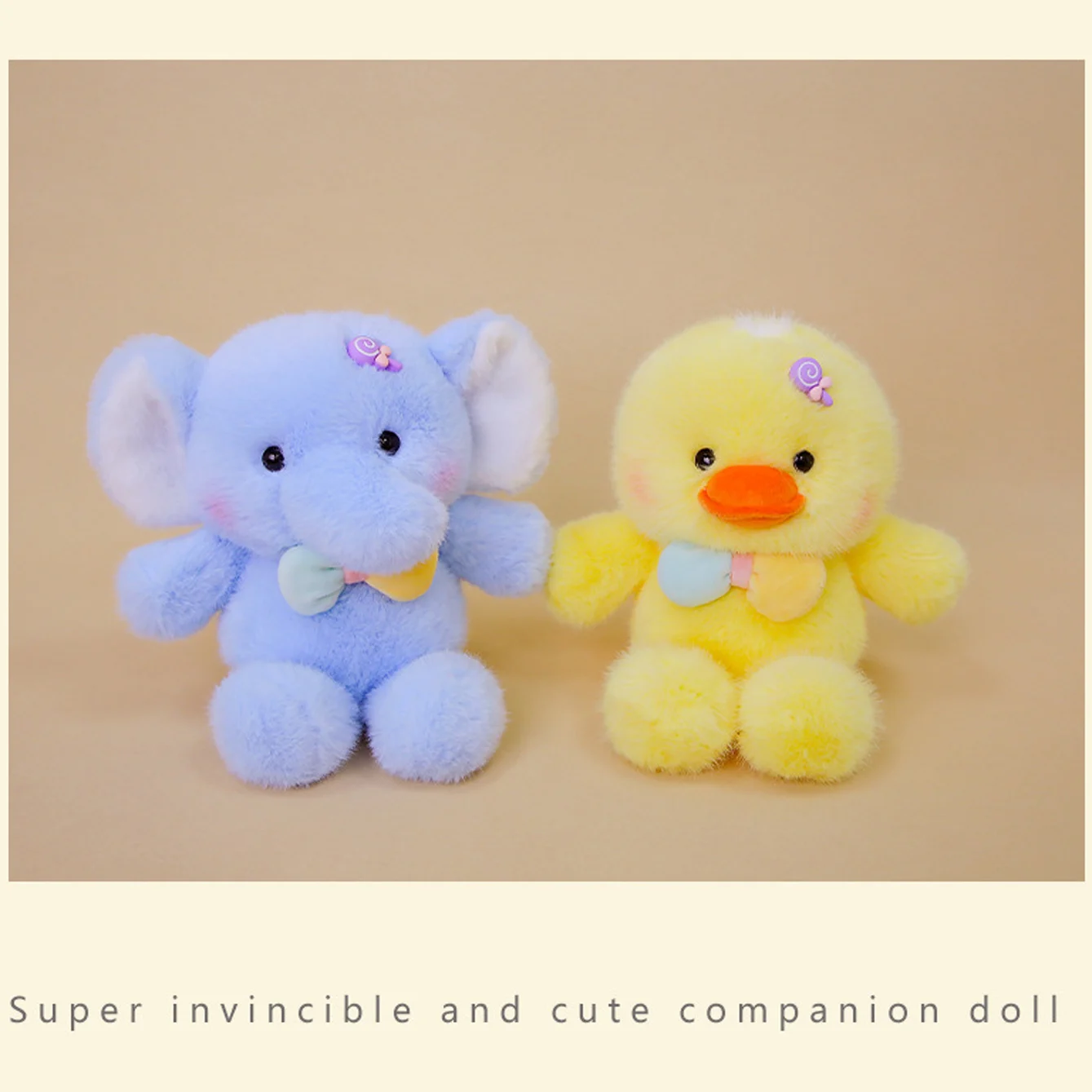 1pc 25cm/9.84in Little Yellow Duck Plush Toy Candy Run Run Figurine Cute Plush Toy Ornament Companion Doll Claw Machine Prize