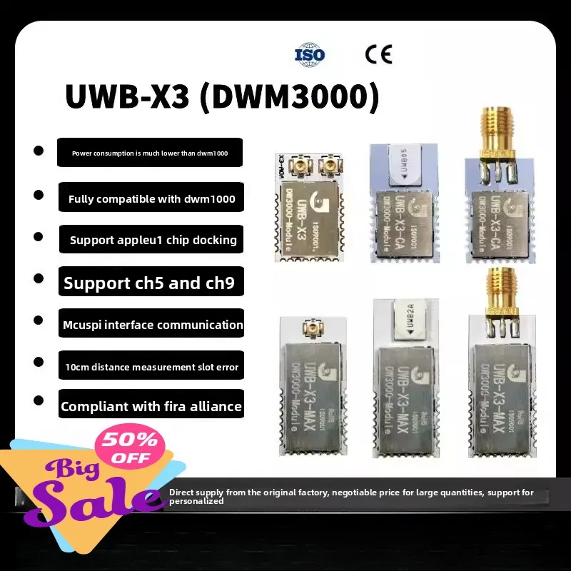 wholesale UWB module EVB DWM3000 DWM3110 RF UWB X3 CA far lower power consumption DWM1000