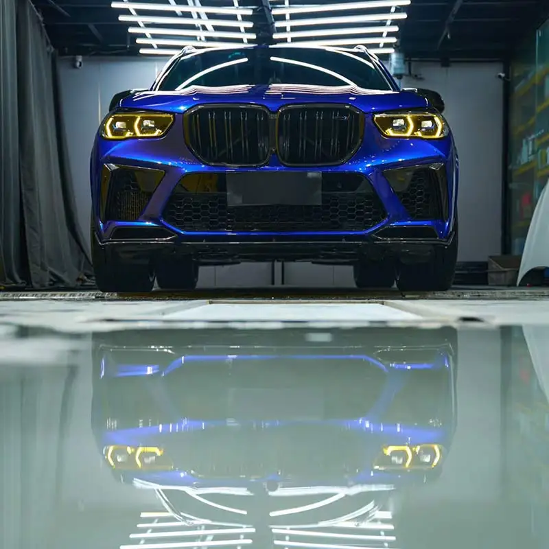 FOR BMW F95 X5M G05 X5 X6 G06 Laser Headlights Yellow White LED Light Panel J ONE Two-Color Daytime Running Light Module