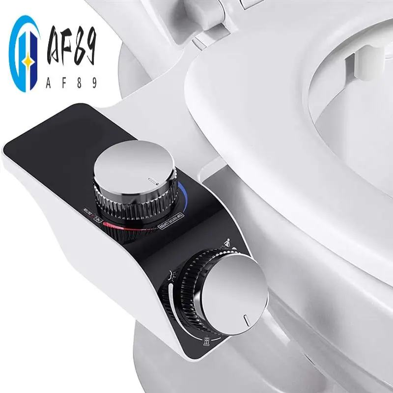 

AF89-Hot And Cold Dual Spray Multifunctional Simple Installation Bidet No Electricity Smart Toilet Seat Butt Flusher