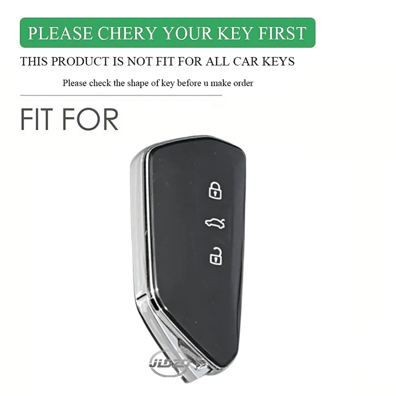 حافظة مفاتيح السيارة الجلدية لسيارة Volkswagen VW Golf 8 MK8 ID.3 ID.4 لسكودا اوكتافيا A8 مقعد كوبرا فورمينتور ليون MK4 تاراكو 2020 2021 #2