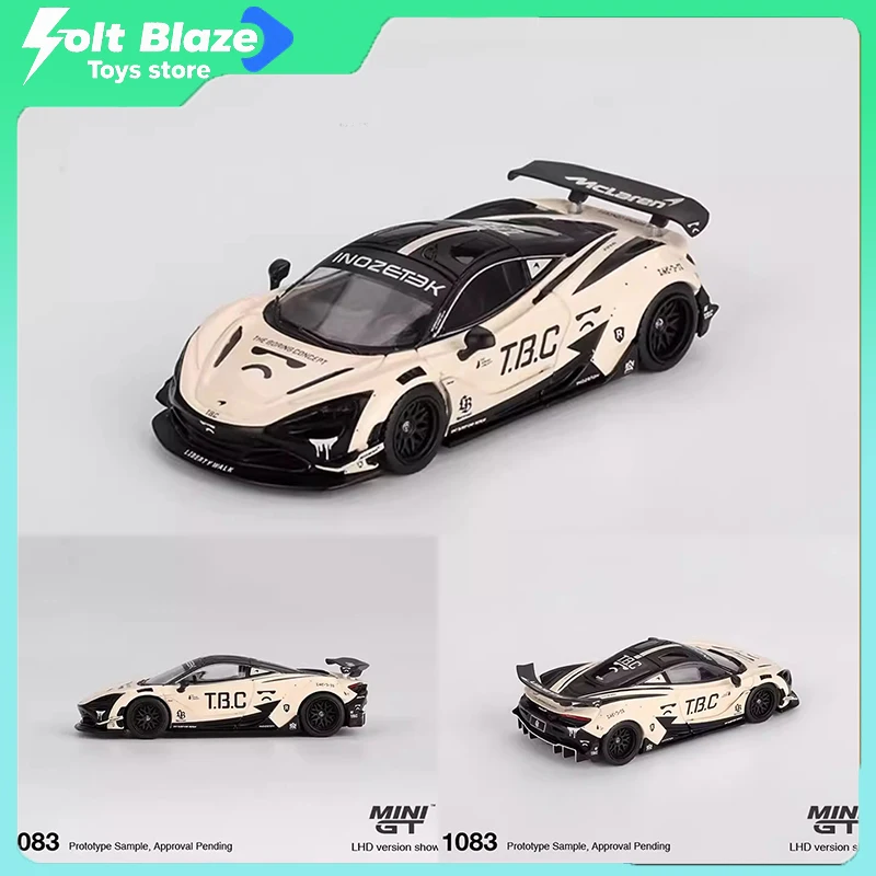 

MINIGT 1/64 McLaren 720S TBC LB MGT01083 Модель автомобиля из сплава, имитация коллекции автомобилей, модель комнаты, дисплей для мальчиков, игрушки, подарок
