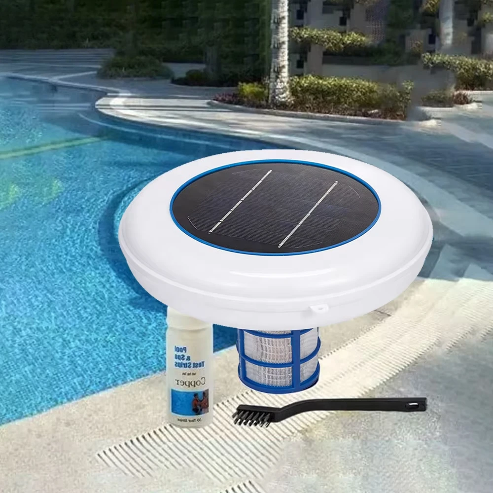 

SolarSmart Pool Pro APP controlled ionic self-cleaning filter, stainless steel structure 99.99% sterilization rate