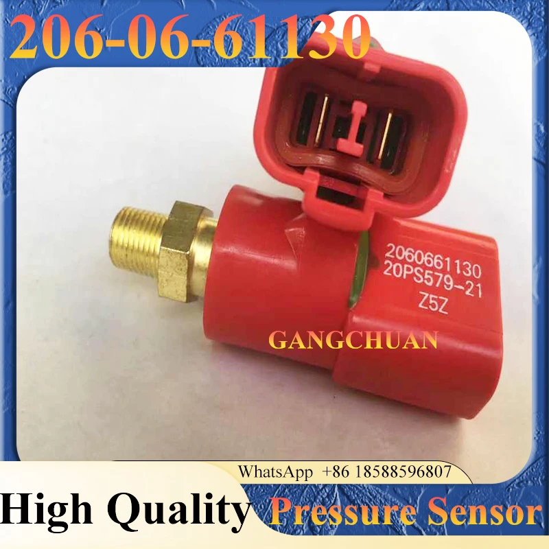For PC200-6 PC200-7 PC220-7 PC300-7 PC400-7 Excavator 206-06-61130 2060661130 Hydraulic Pressure Sensor Replacement Parts