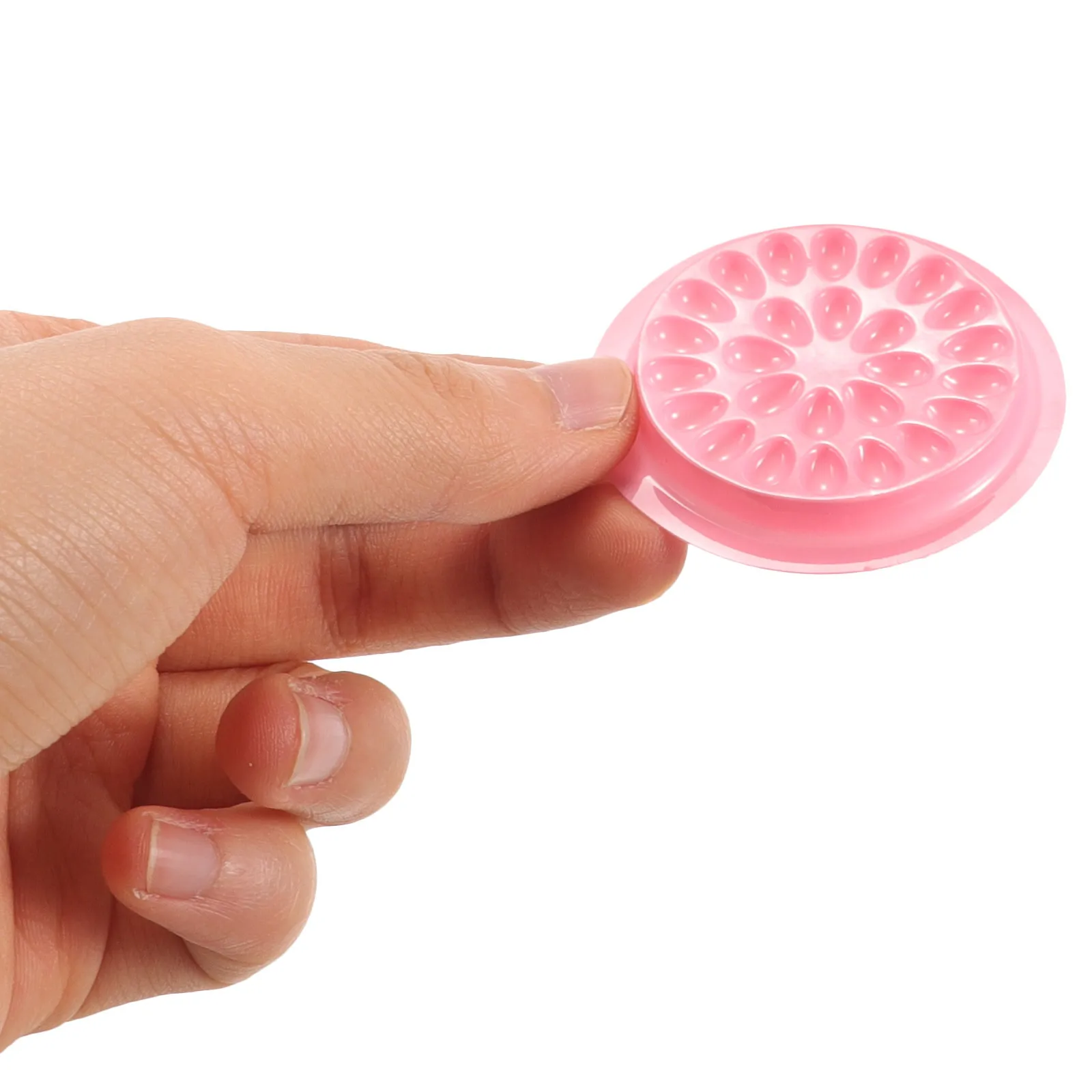 100 個つけまつげ接着剤ホルダーマルチ溝デザインアプリケーションツールサロン Diy 使用まつげエクステンションパレットまつげ