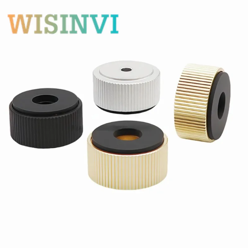 28X15mm Aluminum alloy Shock-absorbing foot pad Shock pad for Computer amplifier HIFI Amplifier CD player Circular hole 4.2mm