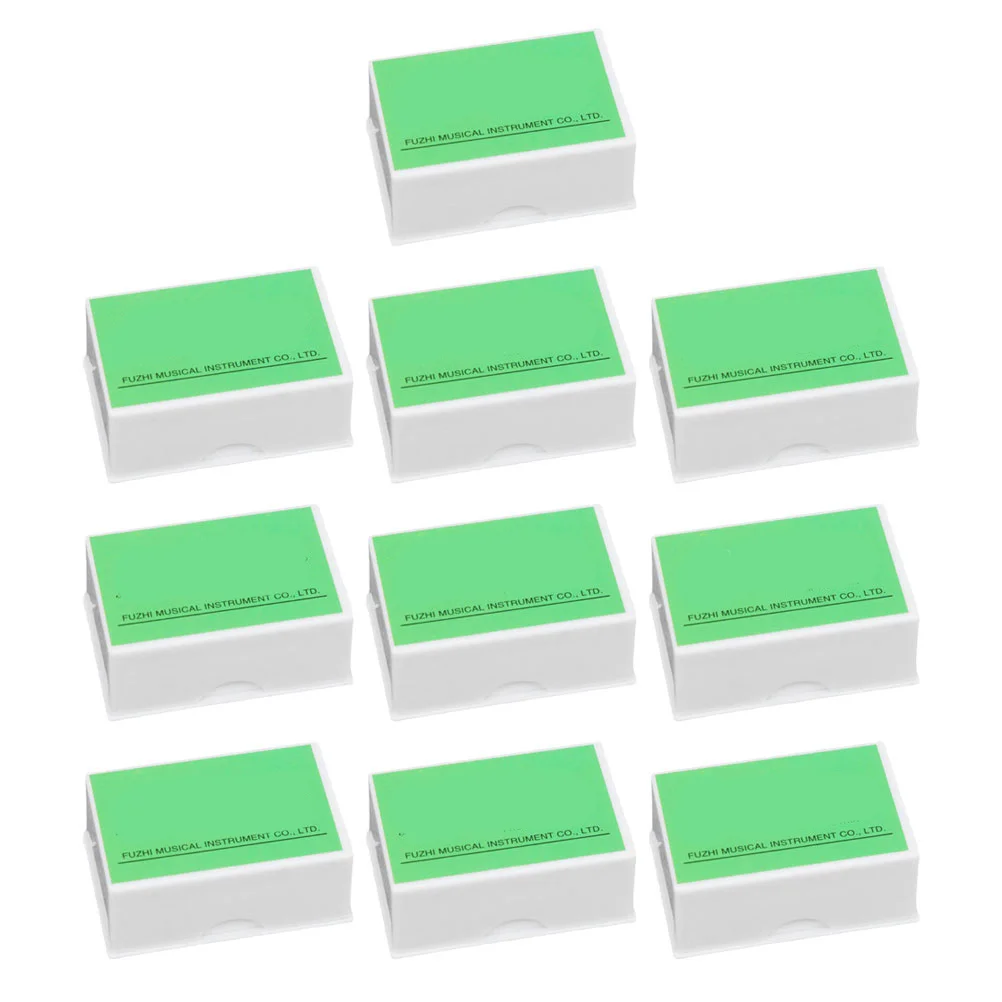 

10Pcs Professional Violin Rosin Block Durable Natural Rosin for Violin Erhu Bow String Repair for Erhu