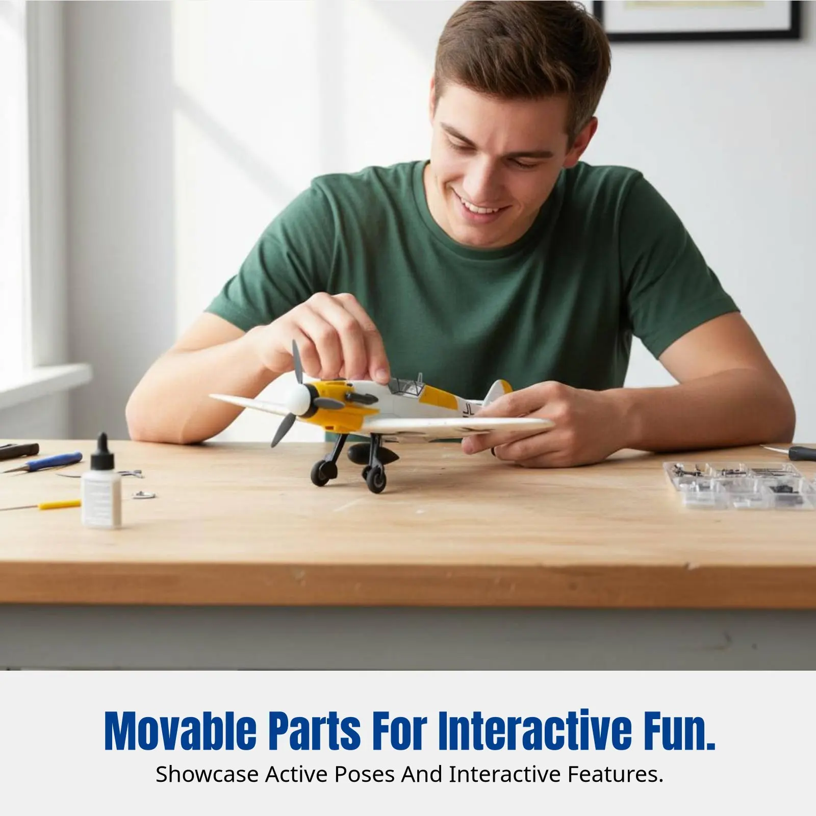 

Многофункциональная сборная модель истребителя, игрушка-истребитель в стиле пиратов, коллекционный декор для рабочего стола, случайный дизайн