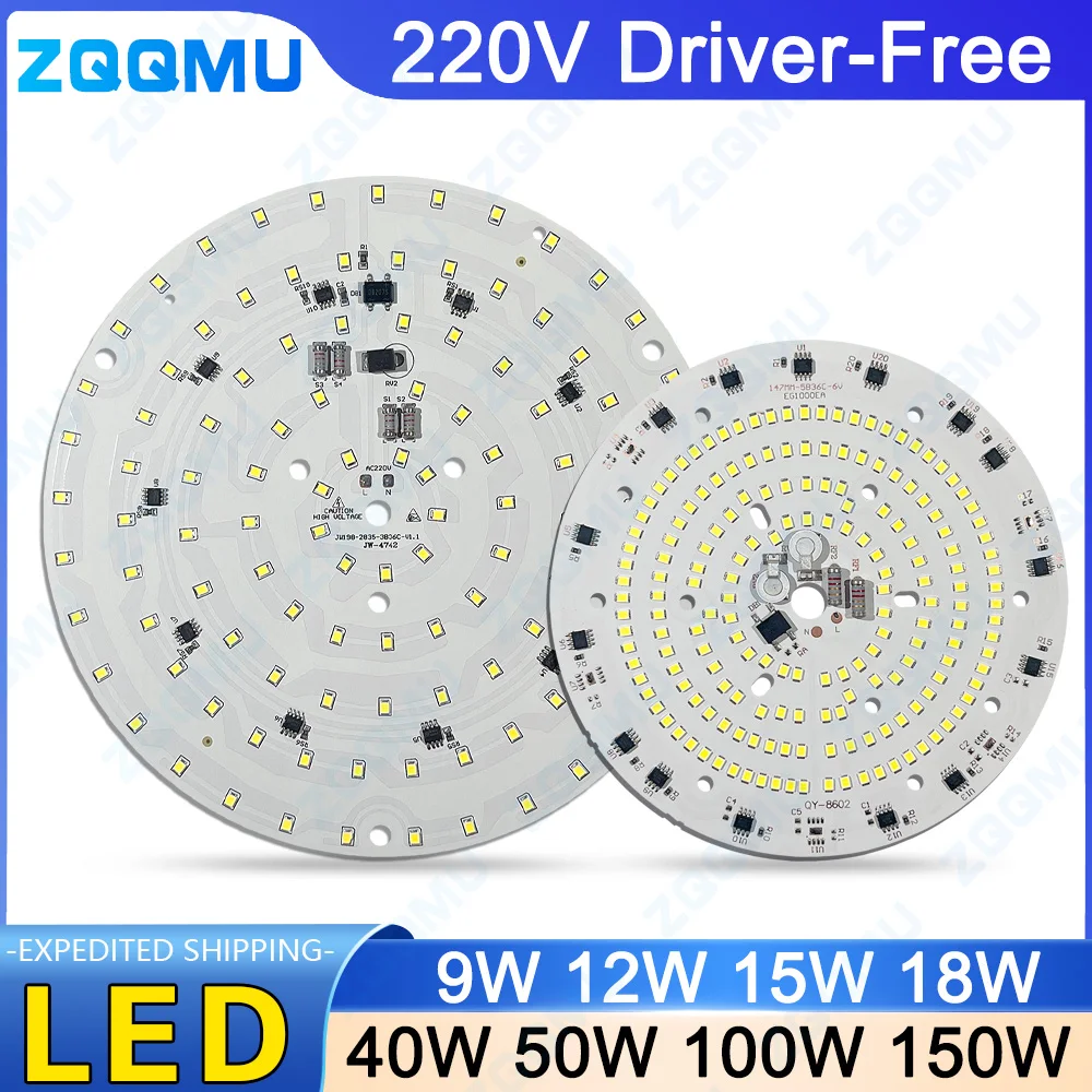 220V 24W to 150W No Driver Linear LED Light Cool White Ceiling Lamp High Bay Industrial Lighting Energy Efficient Long Lifespan