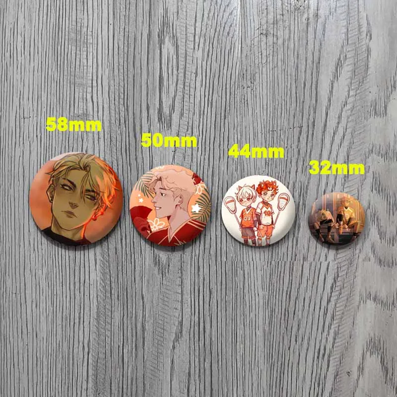 The Foxhole Court Coin Badges Custom Cartoon Neil Josten Round Brooch on Backpack Cosplay Lapel Pins Jewelry Accessories Gifts - Image 2