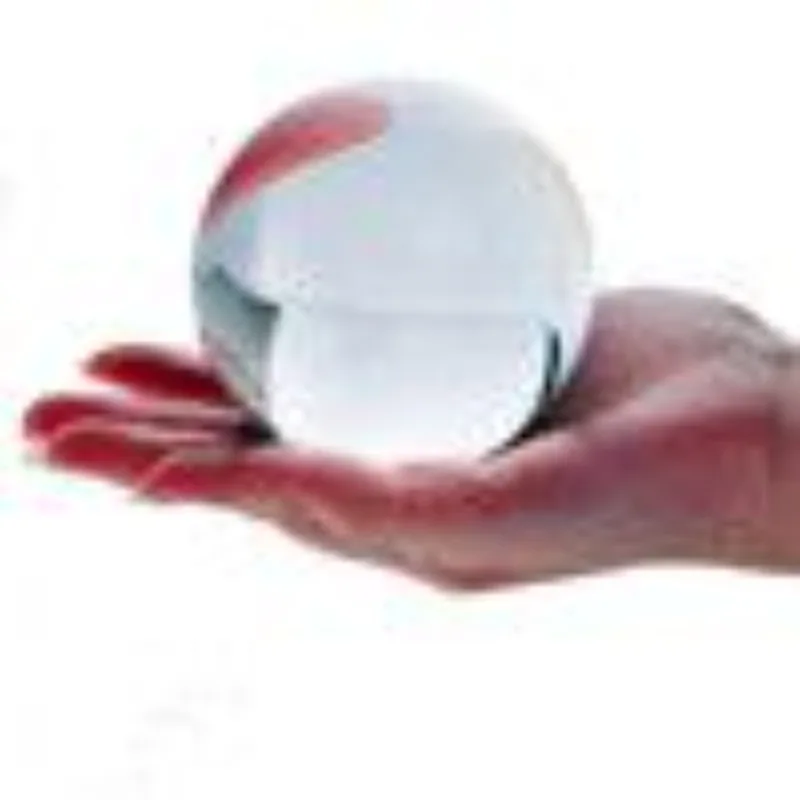 

Clear Acrylic Contact Juggling Ball 4" - 100mm Great for Beginners isolations Body Rolls and Head balances