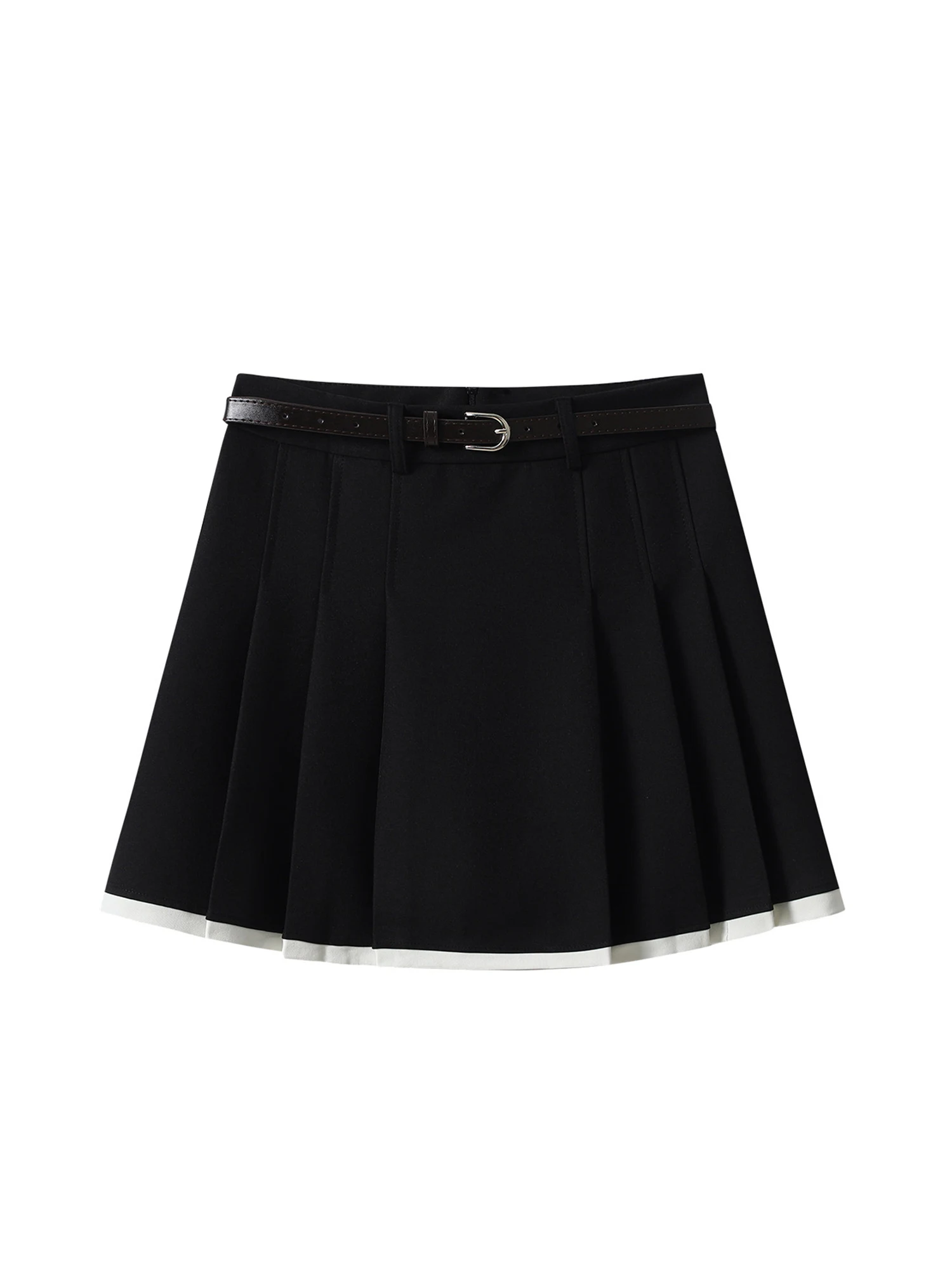 

Women's Black Gothic Emo A-line Pleated Skirt Vintage 2000s High Waist Mini Skirts Harajuku Korean Style Y2k Skirt Summer 2026