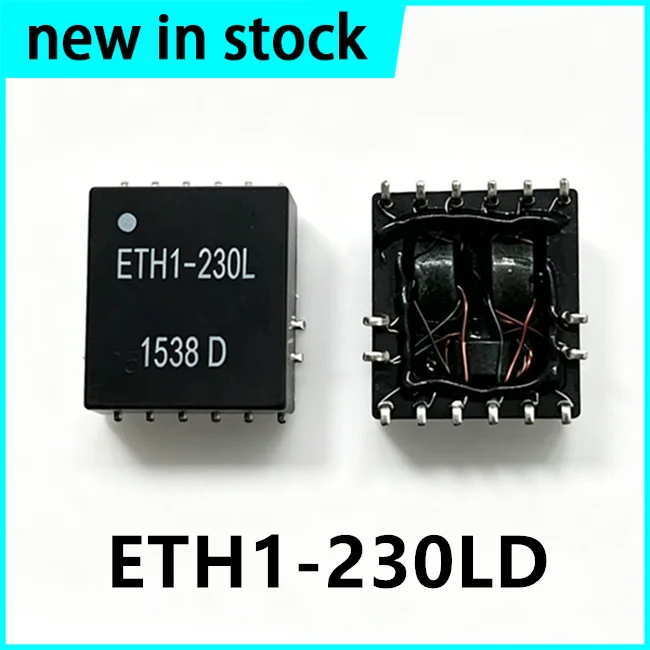 1PCS NEW ETH1-230L ETH1-230LD 350uH Common Mode Filter Power Transformer 17X17mm in Stock