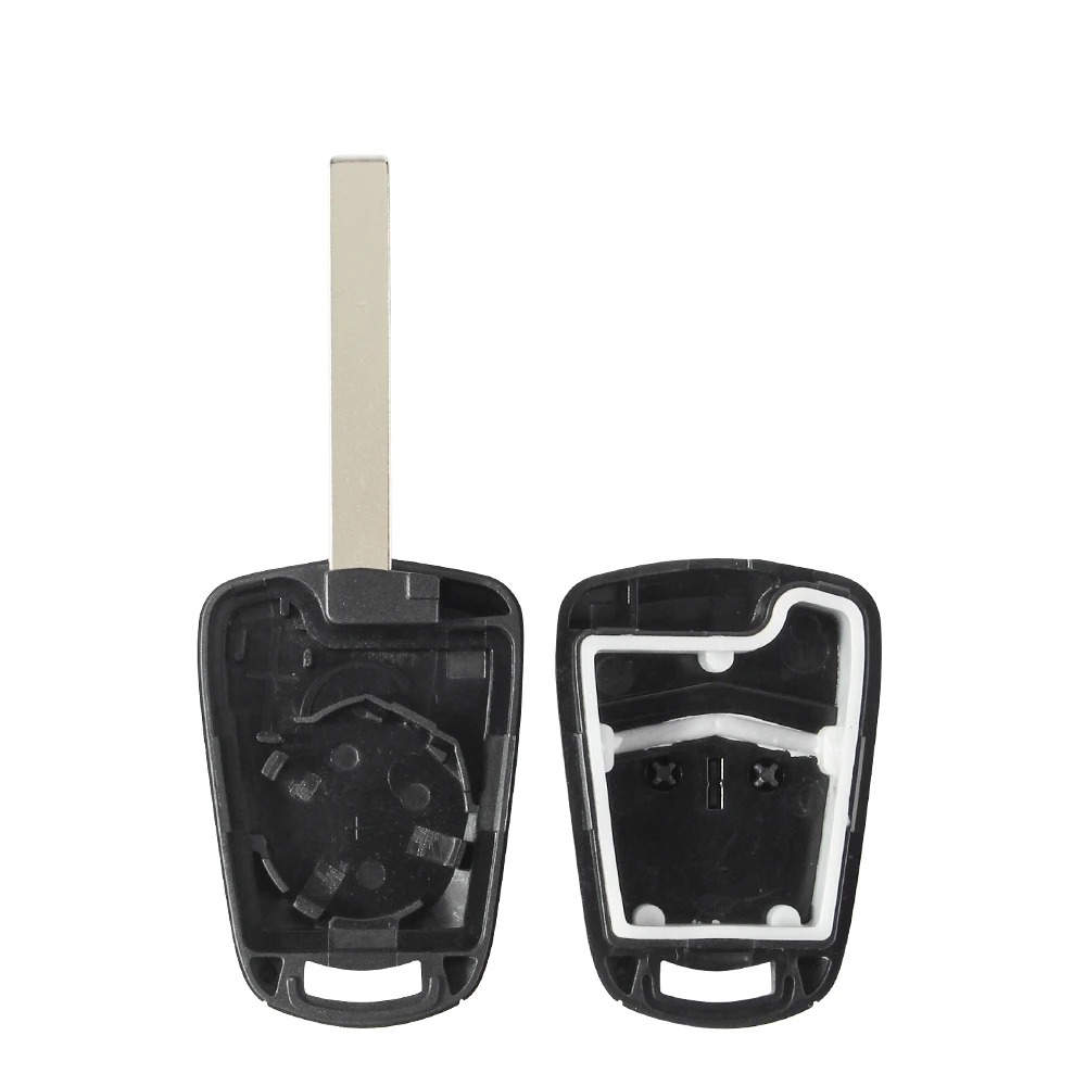 KEYYOU Replacement Remote Car Key Case Shell For Vauxhall Opel Corsa Agila Meriva 2 Buttons