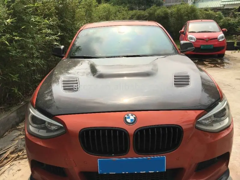超軽量自動カーボンファイバー F20 エンジンボンネットフード BMW F20