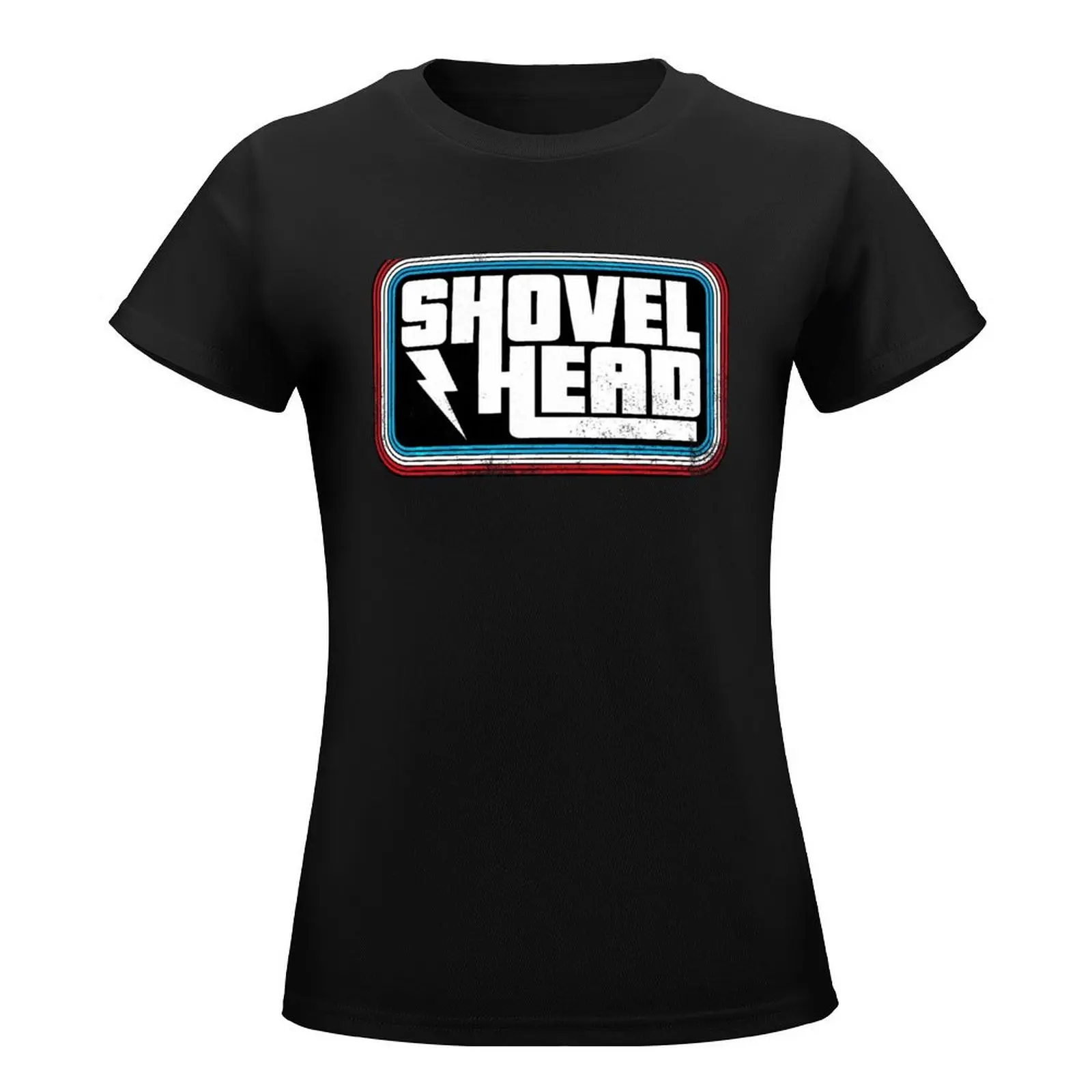 Shovelhead retro design T-Shirt tees graphics summer top Womens graphic t shirts