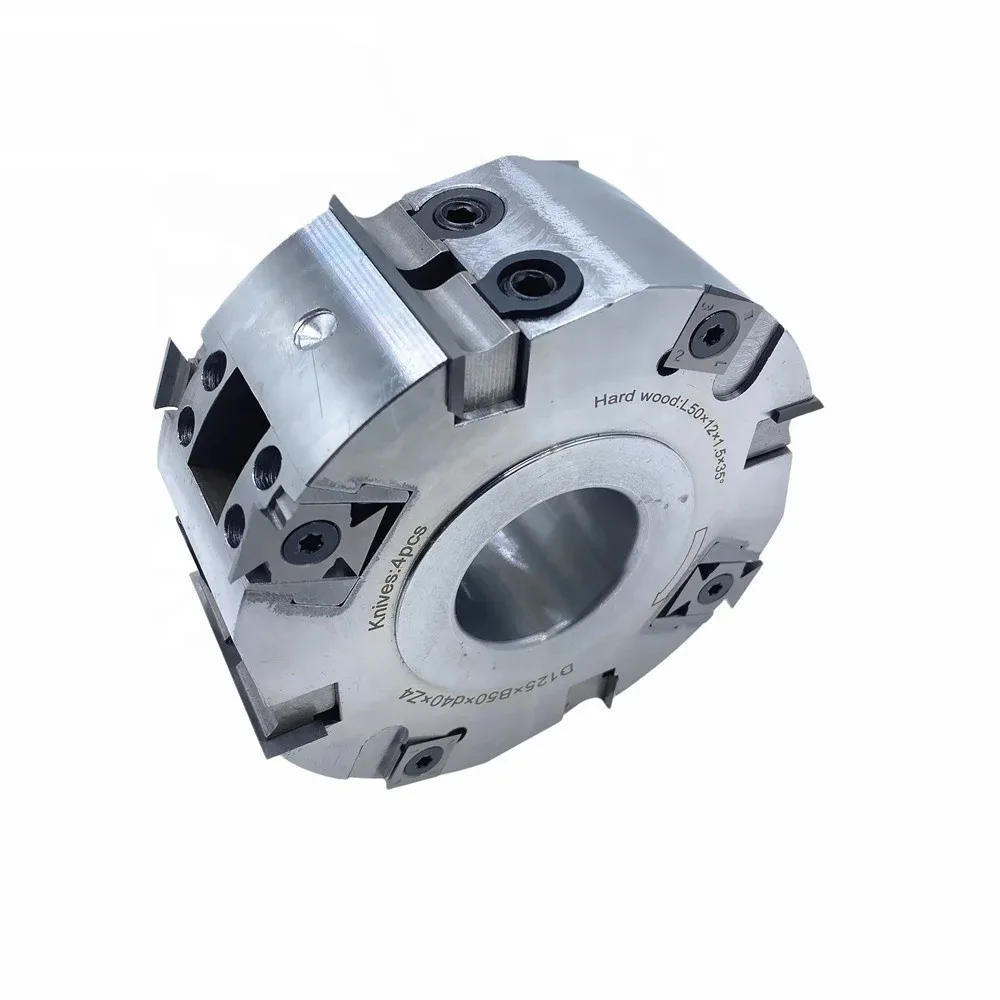 Applicable to Customized Spiral Cutter Head With Insert Knives High Performance Milling Cutter