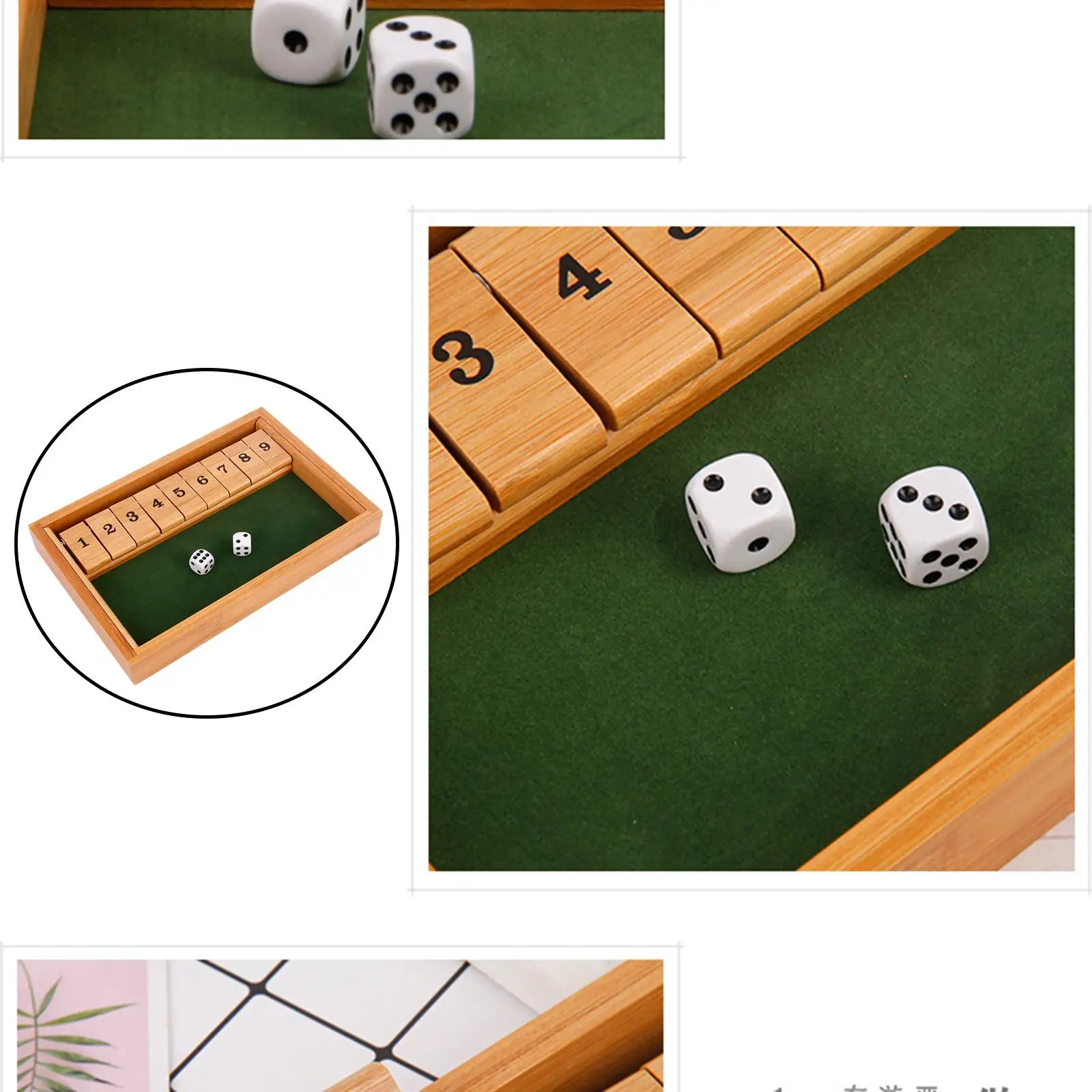 Digital Flop Game Educational Toys Parent-Child Games Dice Game Drinking Number Flop Game for Home