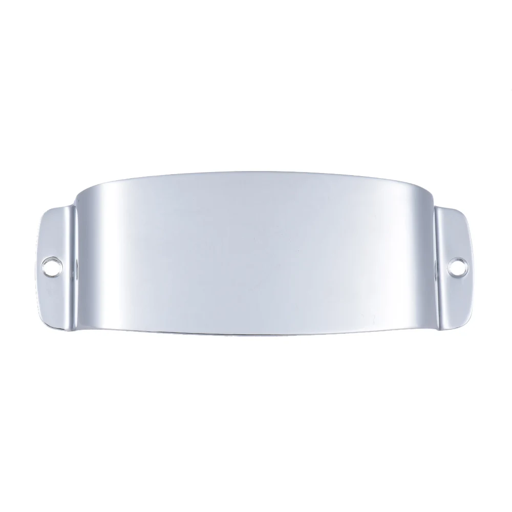 Chrome Plated Steel Pickup Cover Protector for Jazz Bass Electric Bass Guitar Part Replacement