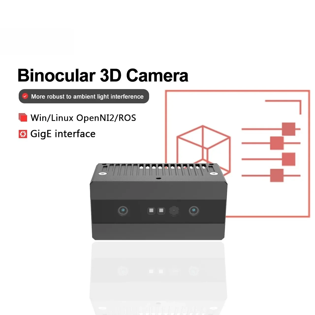 

HIFLY Industrial 3D For Robot Positioning Depth Resolution 7 Fps Logistics Volume Measurement Depth