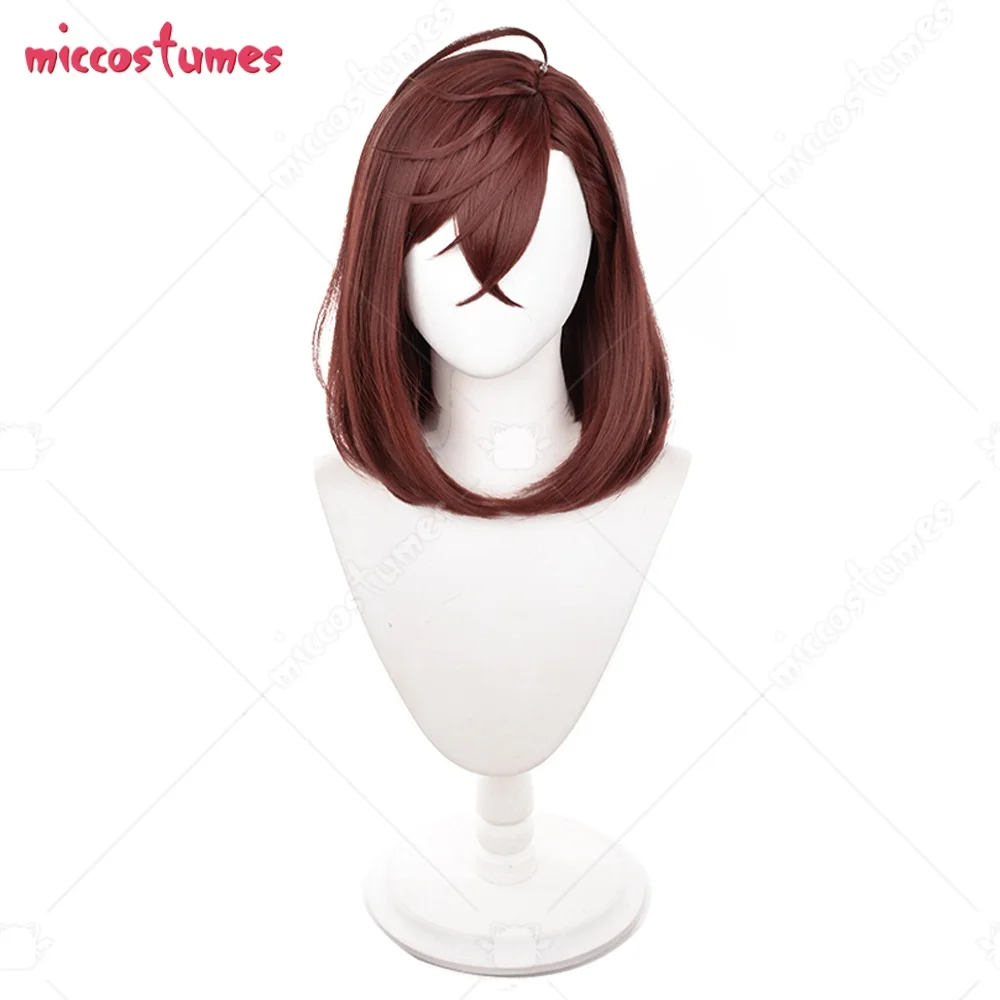 

US Stock MICCOSTUMES Women's Cosplay Wig Short Reddish Brown Wig