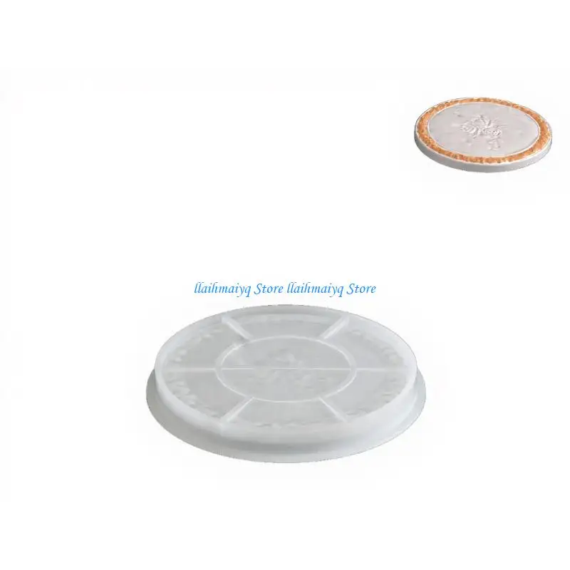 573B Heat Resistant Raised Pattern Serving Tray Portable Storage For Pastries Cocktails Jewelry Arrangement
