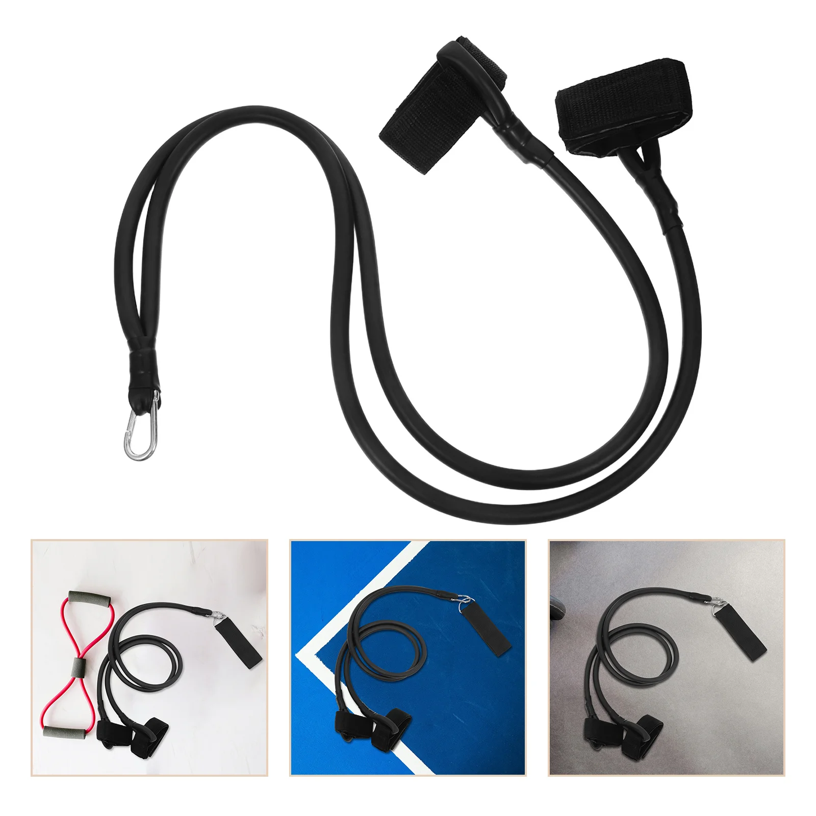

Black Softball Training Equipment Resistance Bands with Adjustable Tension for Strength Building Conditioning Agility Training