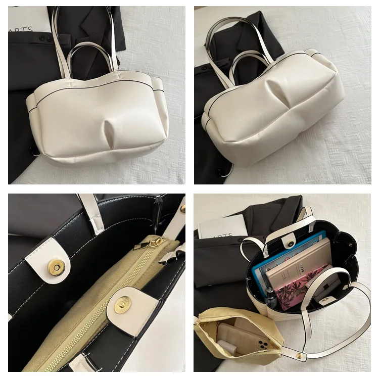 1 Stück Spezialtasche für Damen, große Kapazität, modische Joker-Umhängetasche, neue tragbare Handtasche für Pendler. – Detail 7