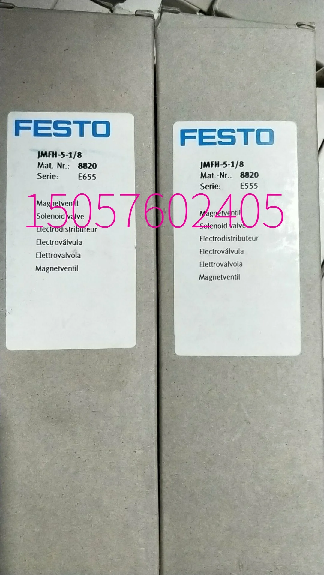 

Festo FESTO Solenoid Valve JMFH-5-1/8 8820 Genuine Stock