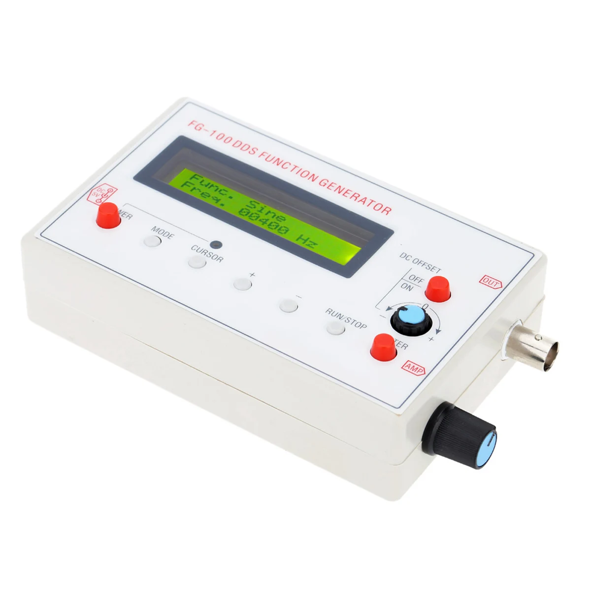 

AA08-FG-100 Генератор сигналов с функцией DDS Частотомер 1 Гц - 500 кГц Синус + квадрат + трехугольная форма сигнала
